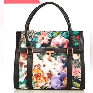 Ted Baker Canvas Floral Tote